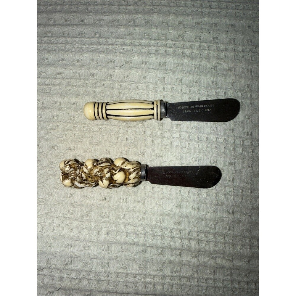 Vintage Boston Warehouse Cheese Spreaders Jam Knife